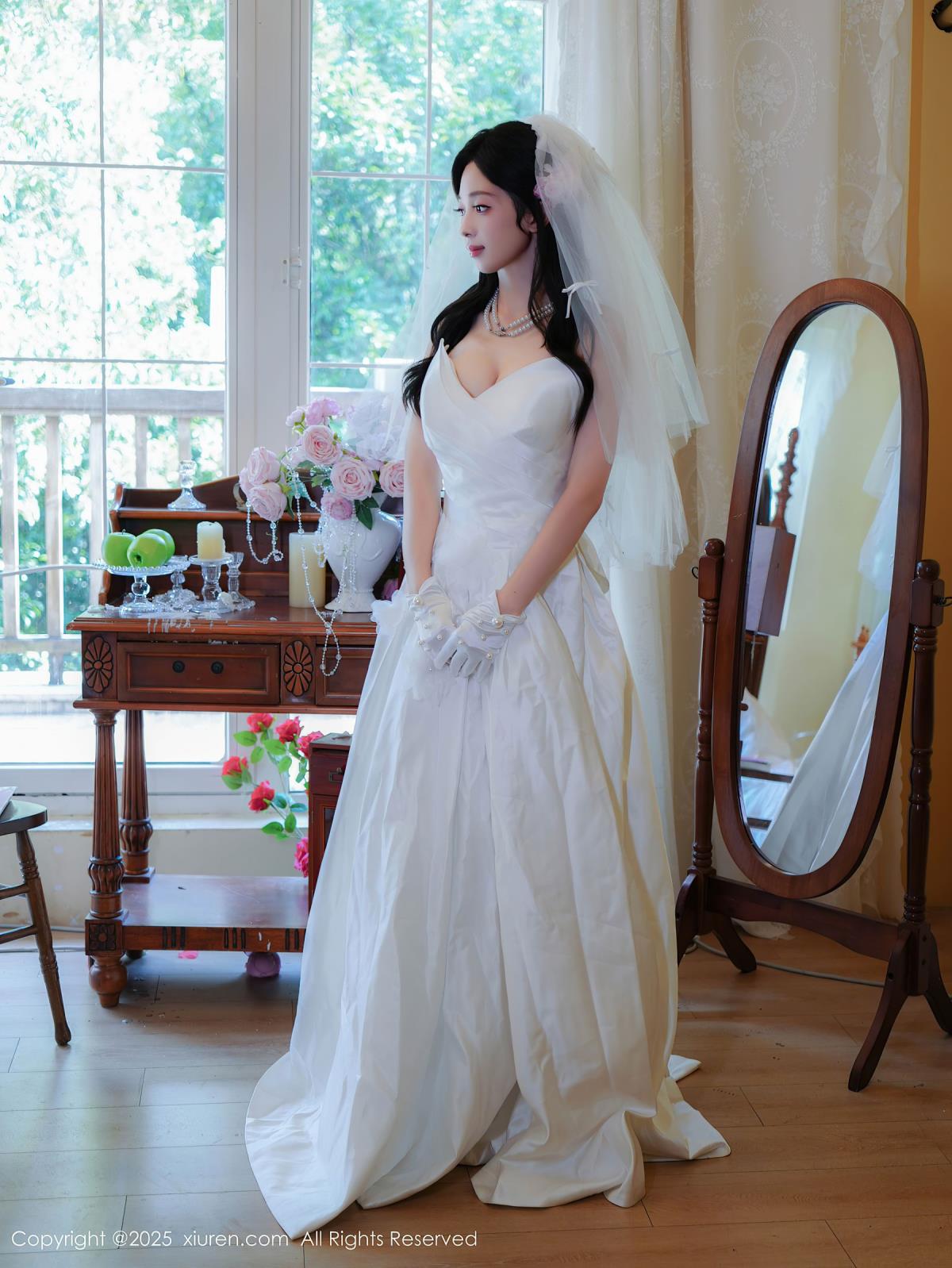 图片[1]-秀人XiuRen 2025.09.16 No.10769 朱朱molly 婚纱新娘风格 写真 (54P)-ABC库