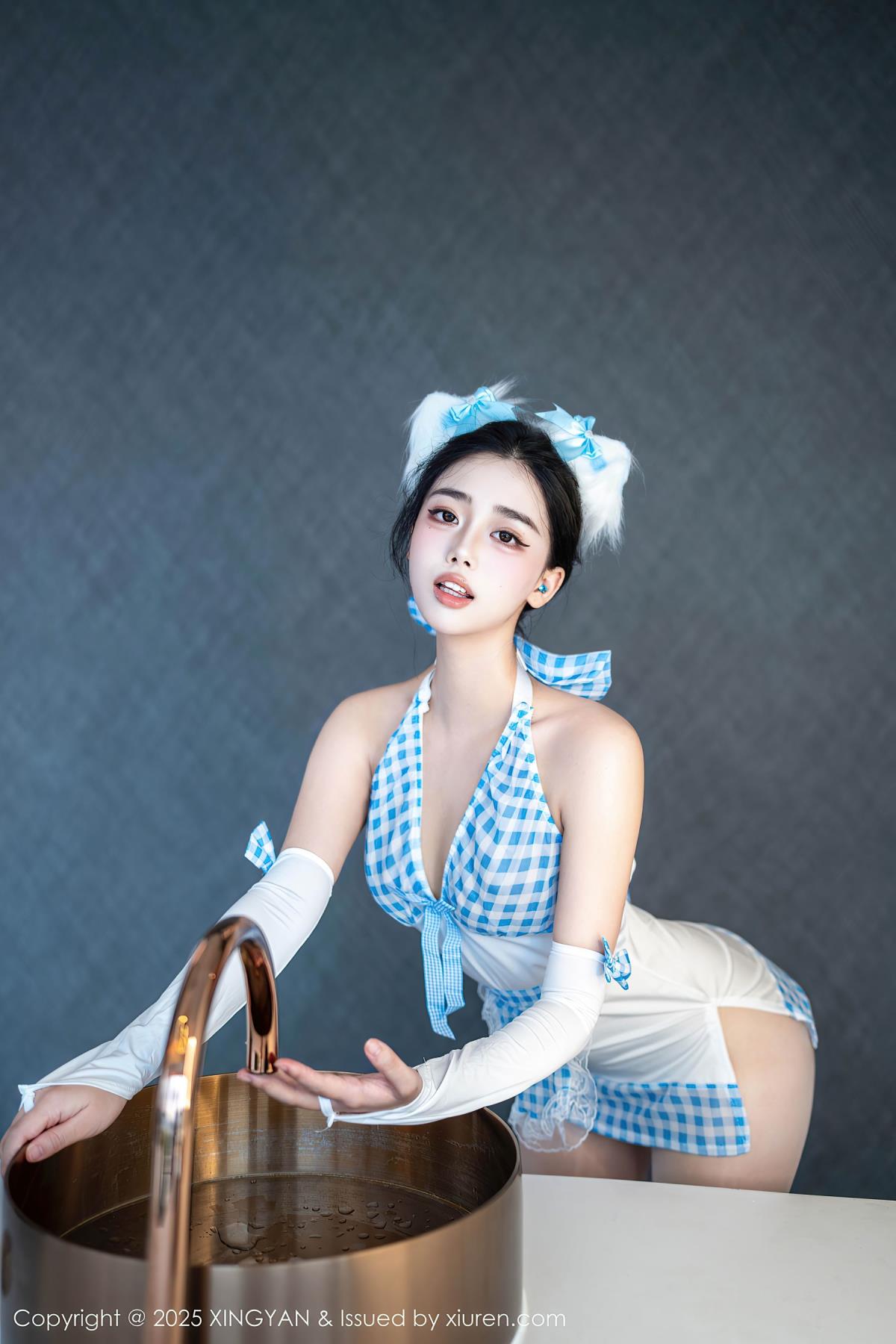 图片[4]-XINGYAN星颜社 2025.09.16 Vol.399 阮福 薄丝美腿女仆风格 写真 (66P)-ABC库