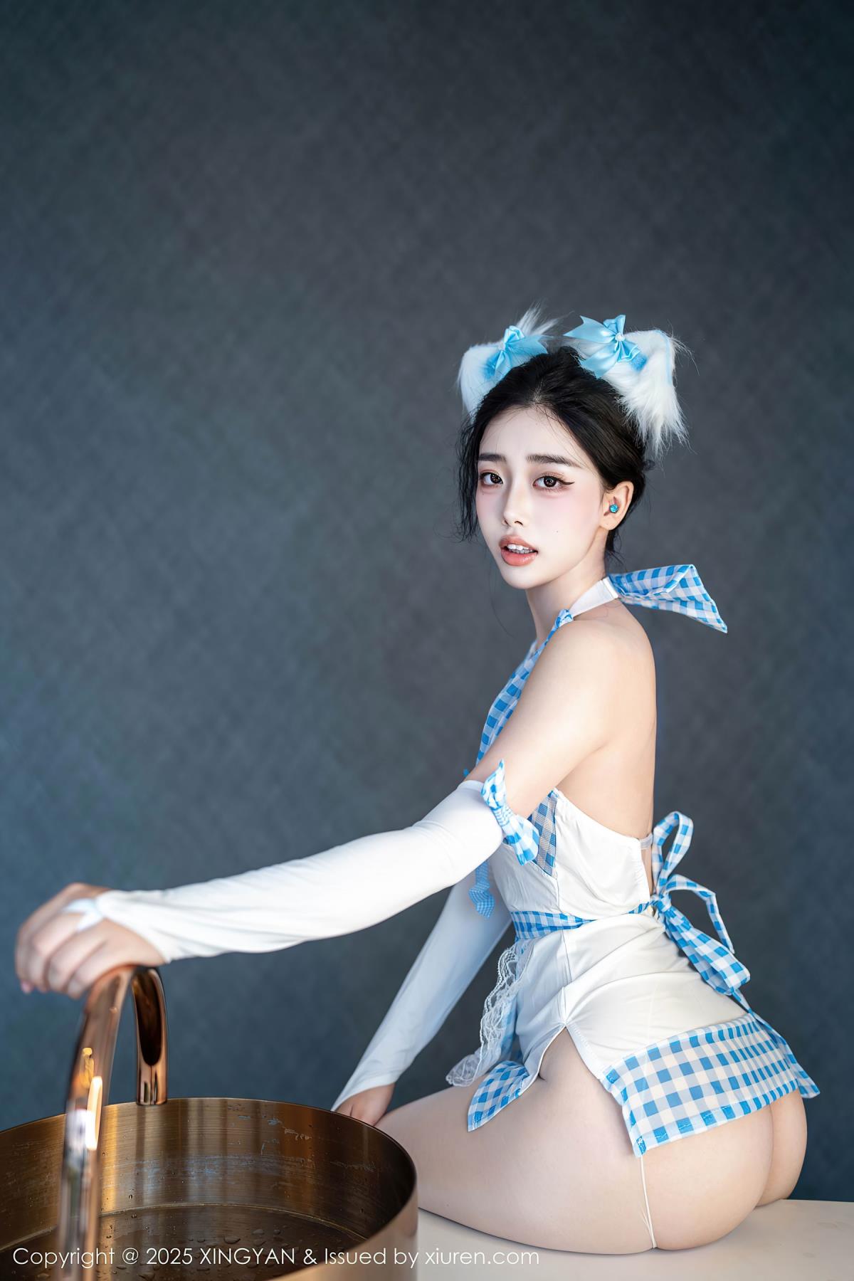 图片[11]-XINGYAN星颜社 2025.09.16 Vol.399 阮福 薄丝美腿女仆风格 写真 (66P)-ABC库