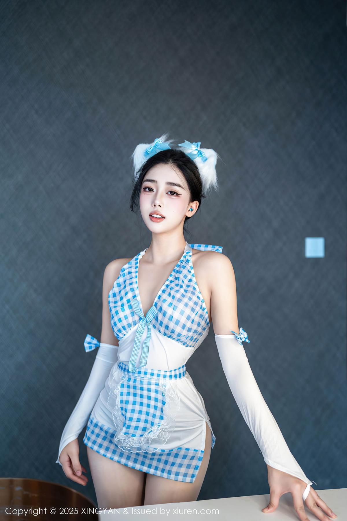 XINGYAN星颜社 2025.09.16 Vol.399 阮福 薄丝美腿女仆风格 写真 (66P)-ABC库