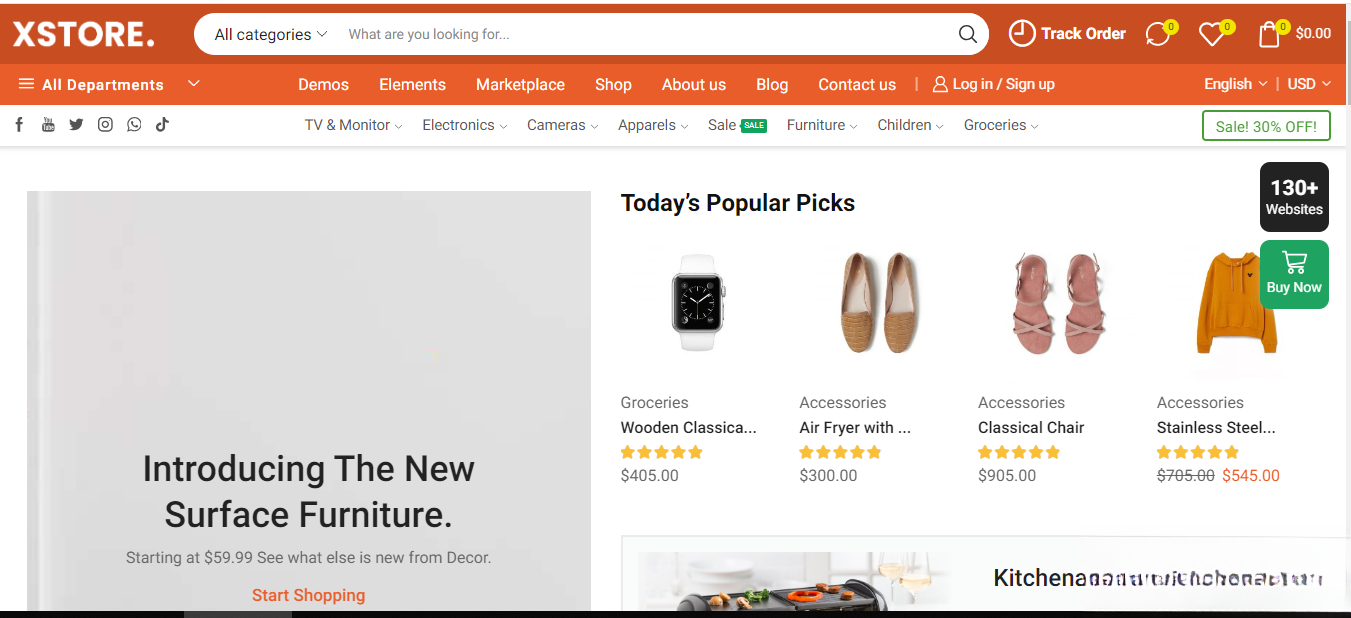 WordPress主题–Xstore v9.5.1 Woocommerce主题 破解版下载-ABC库