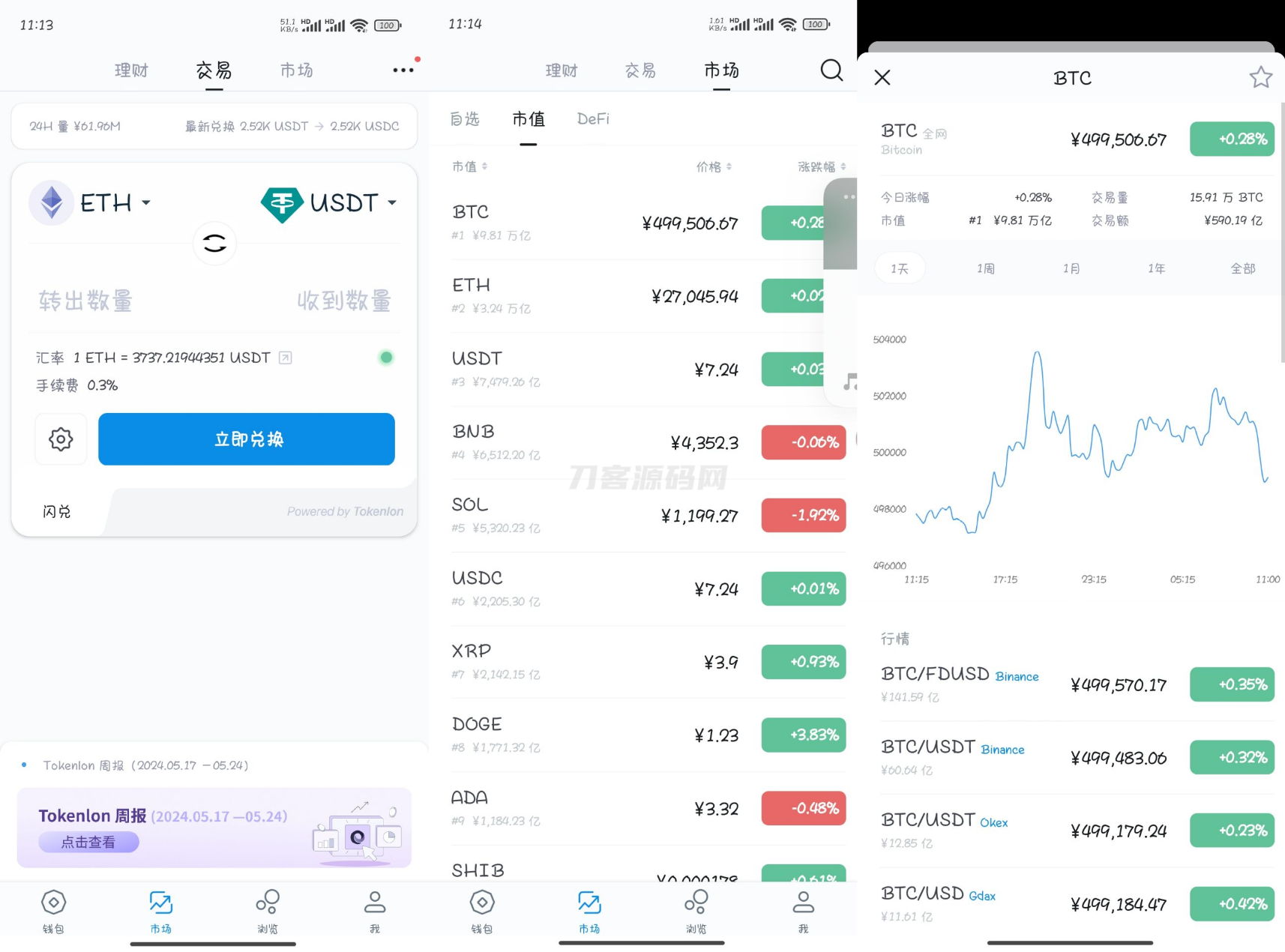 高仿imtoken钱包源码/获取助记词/获取私钥/自动归集-ABC库
